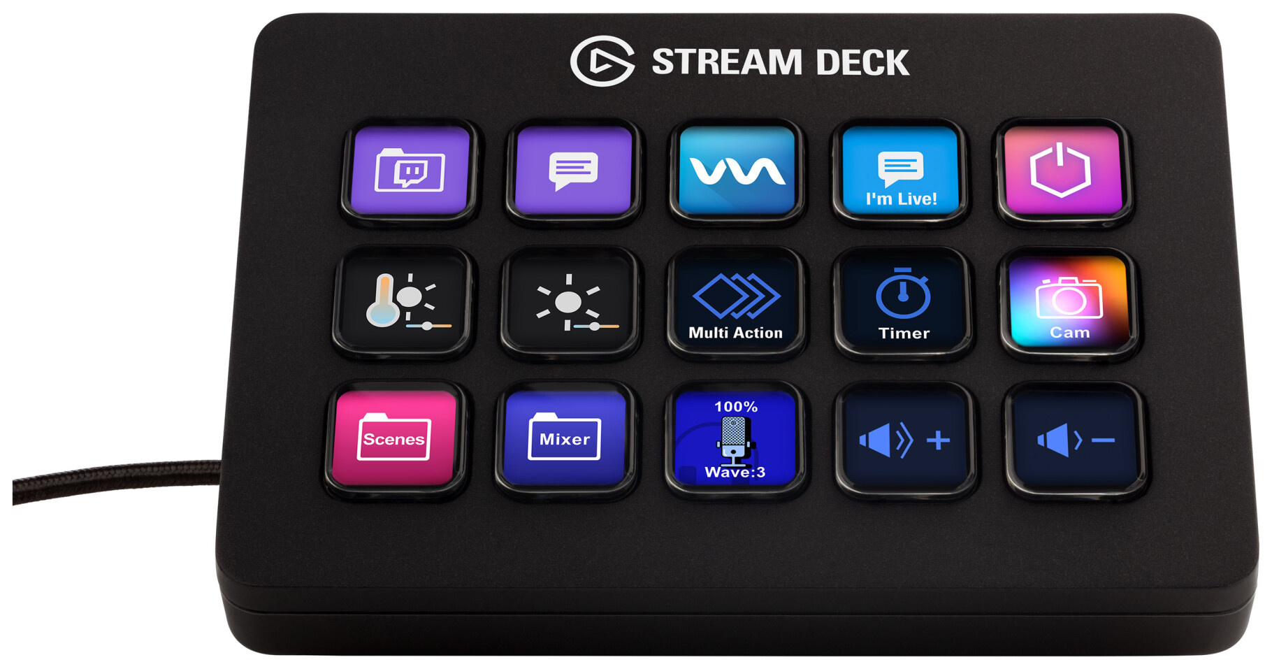 ELGATO Stream Deck XL | Audio Control, Control Panels, Control