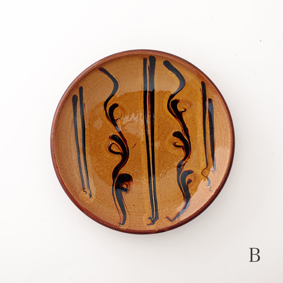 湯町窯 スリップウェア 5号皿｜Discover Japan 公式オンラインショップ