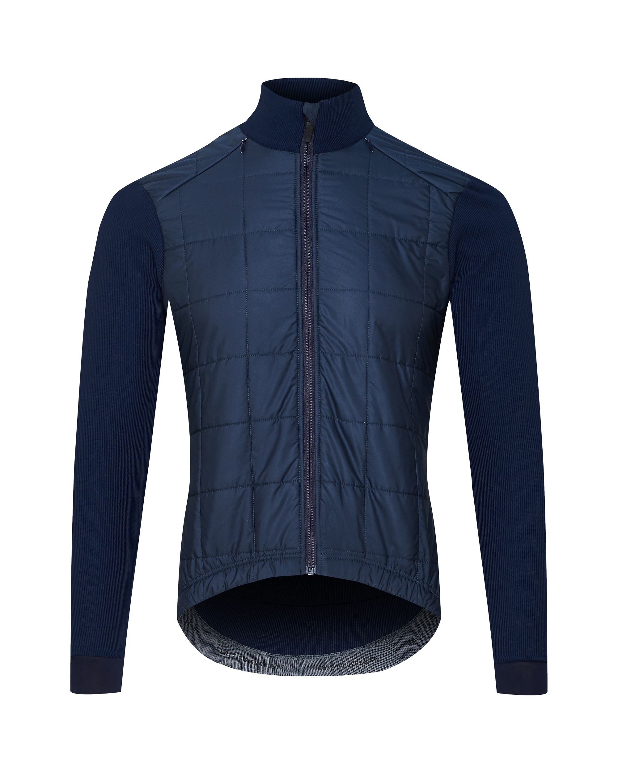 Café Du Cycliste Léonie Insulated Windproof Jacket in Navy for Men