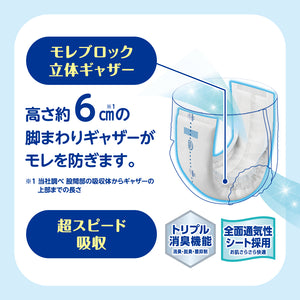 アテント 紙パンツ用夜1枚安心パッド 6回吸収18枚 – エリエール