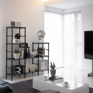 エレクターのスチールラック｜ベーシックシリーズ 3方クロスバー W1500