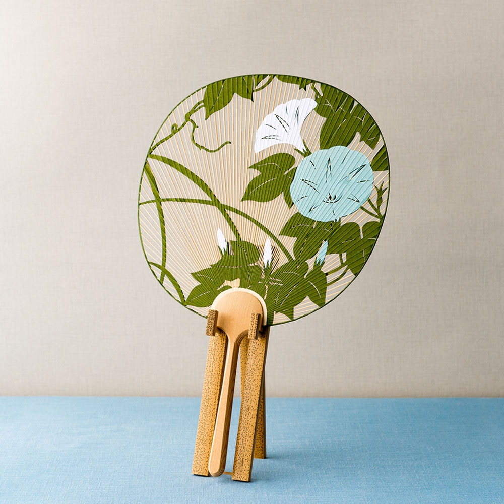 並型両透うちわ「朝顔」: インテリア・ライフスタイル | スイーツ