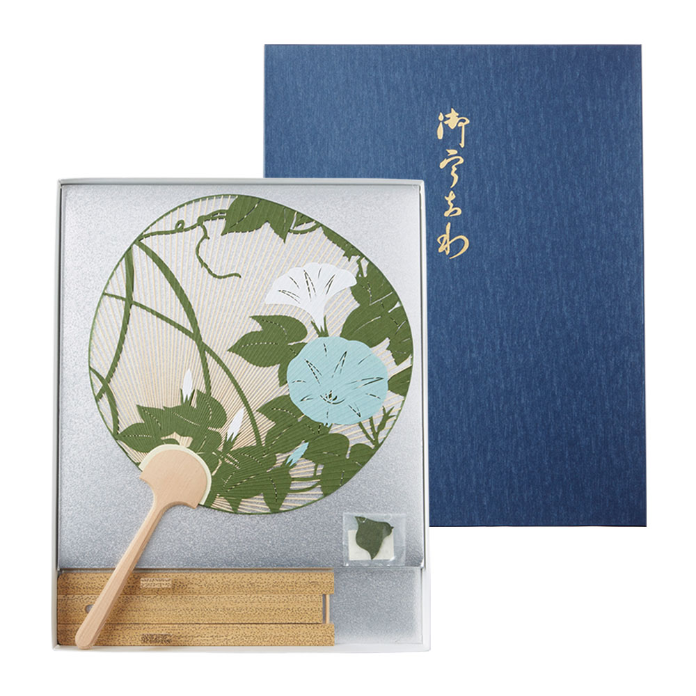 並型両透うちわ「朝顔」: インテリア・ライフスタイル | スイーツ