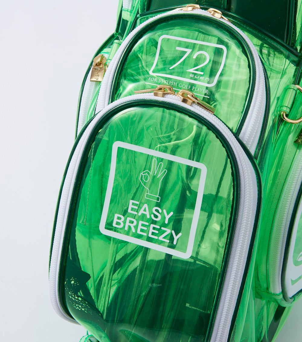 ムータマリン別注］クリアキャディバッグ ターフグリーン – FUNQTEN