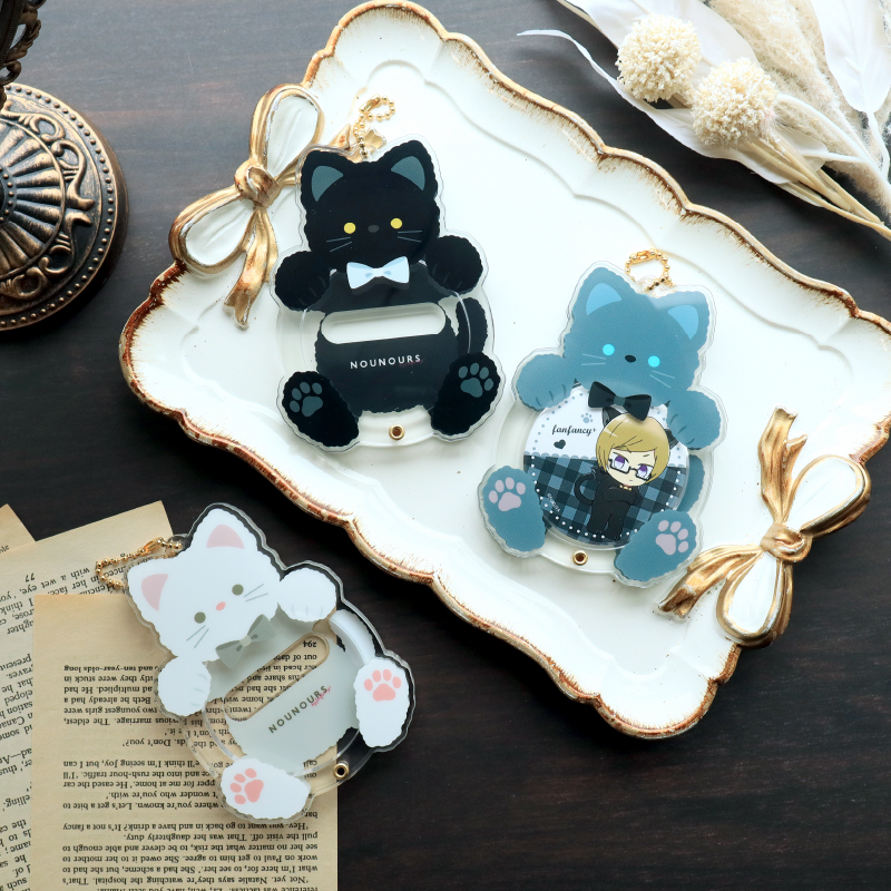 缶バッジアクリルフレーム だっこキャット グリーン| FUKUYA ONLINE