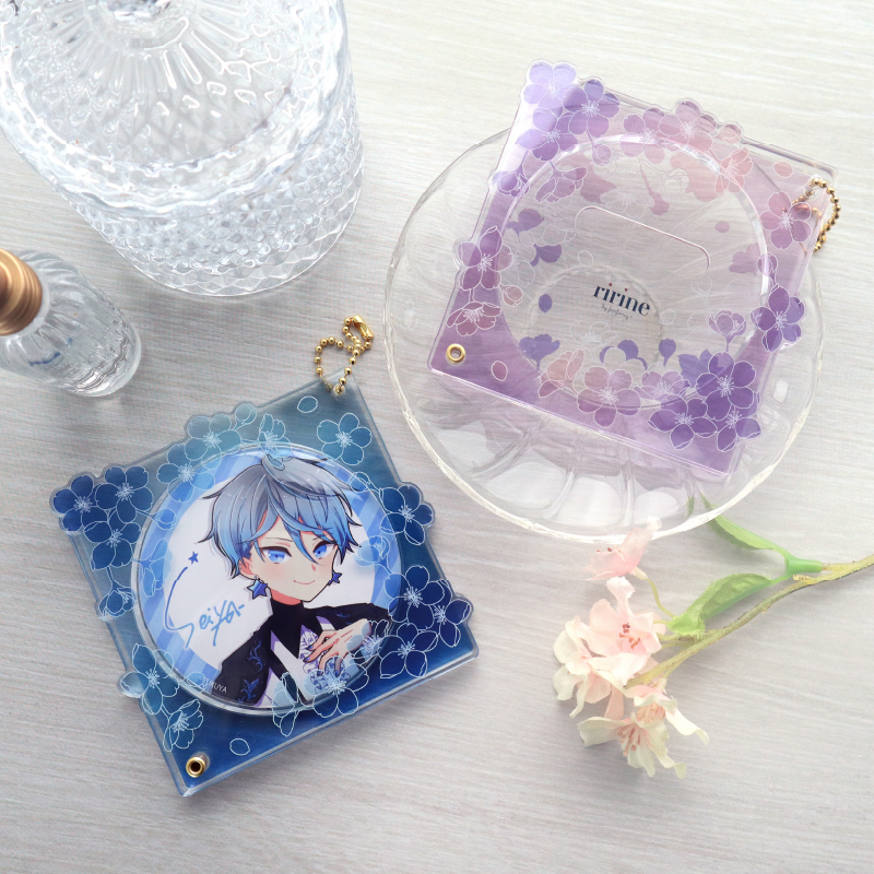 缶バッジアクリルフレーム75mm 桜 新緑色| FUKUYA ONLINE フクヤオンライン