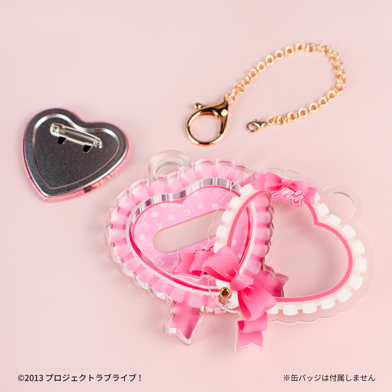 ラブライブ！×fanfancy+ μ's ハート缶バッジアクリルフレーム| FUKUYA