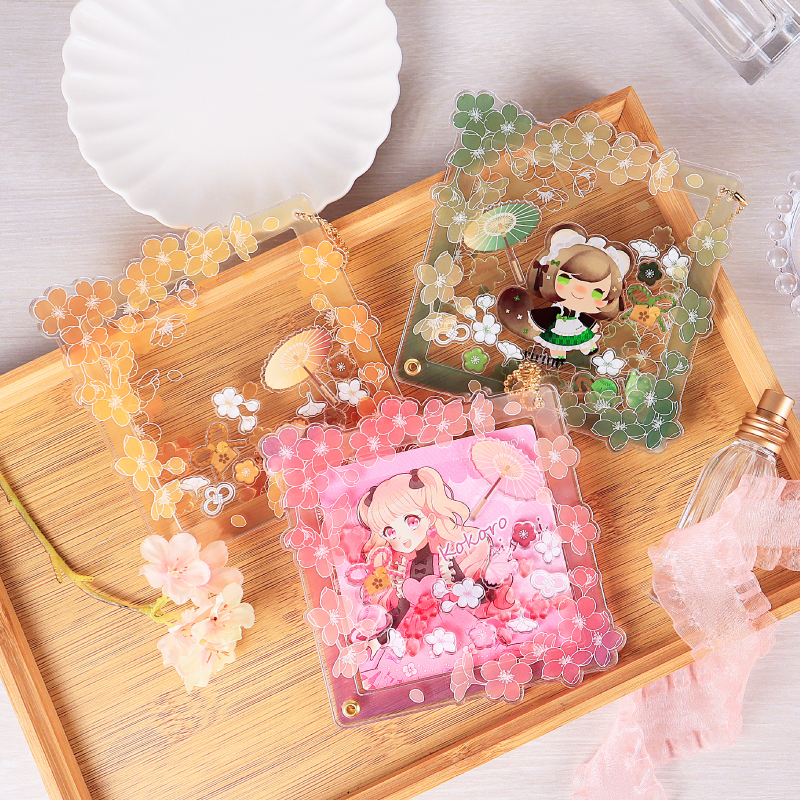 桜アクリルフレーム コースターサイズ 新緑色| FUKUYA ONLINE フクヤ