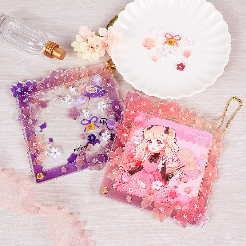 桜アクリルフレーム コースターサイズ 新緑色| FUKUYA ONLINE フクヤ