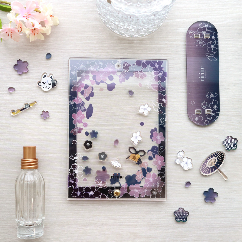 桜アクリルフレーム 大 紫色| FUKUYA ONLINE フクヤオンライン