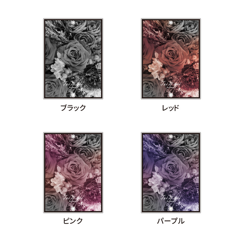 フォトカードアクリルフレーム モノトーンフラワー【POPUP2023