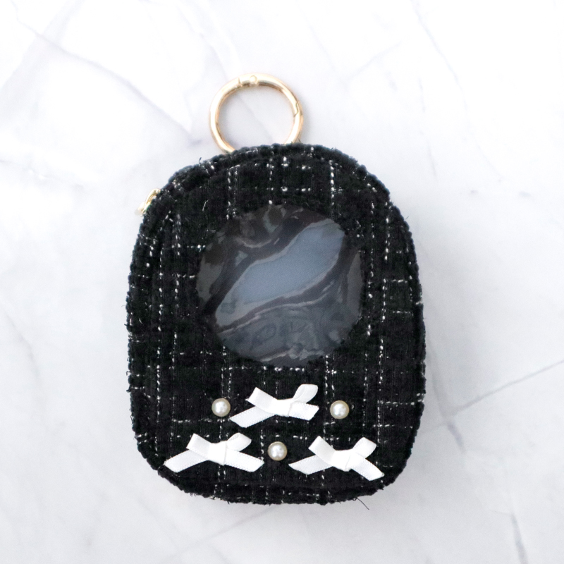 ツイードプティぬいポーチ ブラック| FUKUYA ONLINE フクヤオンライン