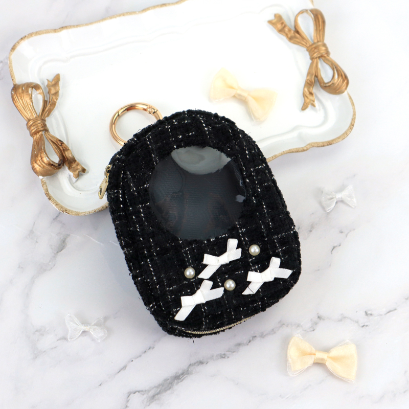 ツイードプティぬいポーチ ブラック| FUKUYA ONLINE フクヤオンライン