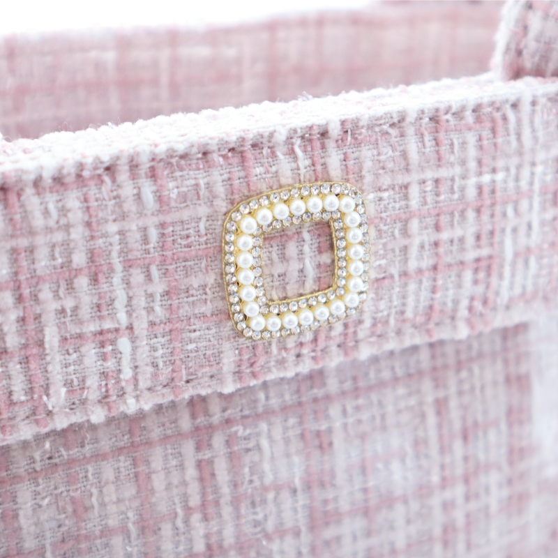 パレットリリーツイードショルダーバッグ ピンク| FUKUYA ONLINE