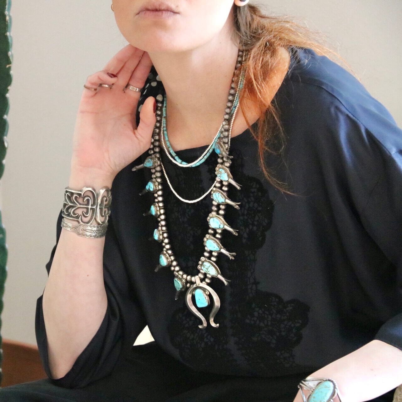 Atelier Ninon / ヴィンテージ スカッシュブロッサム ナジャネックレス