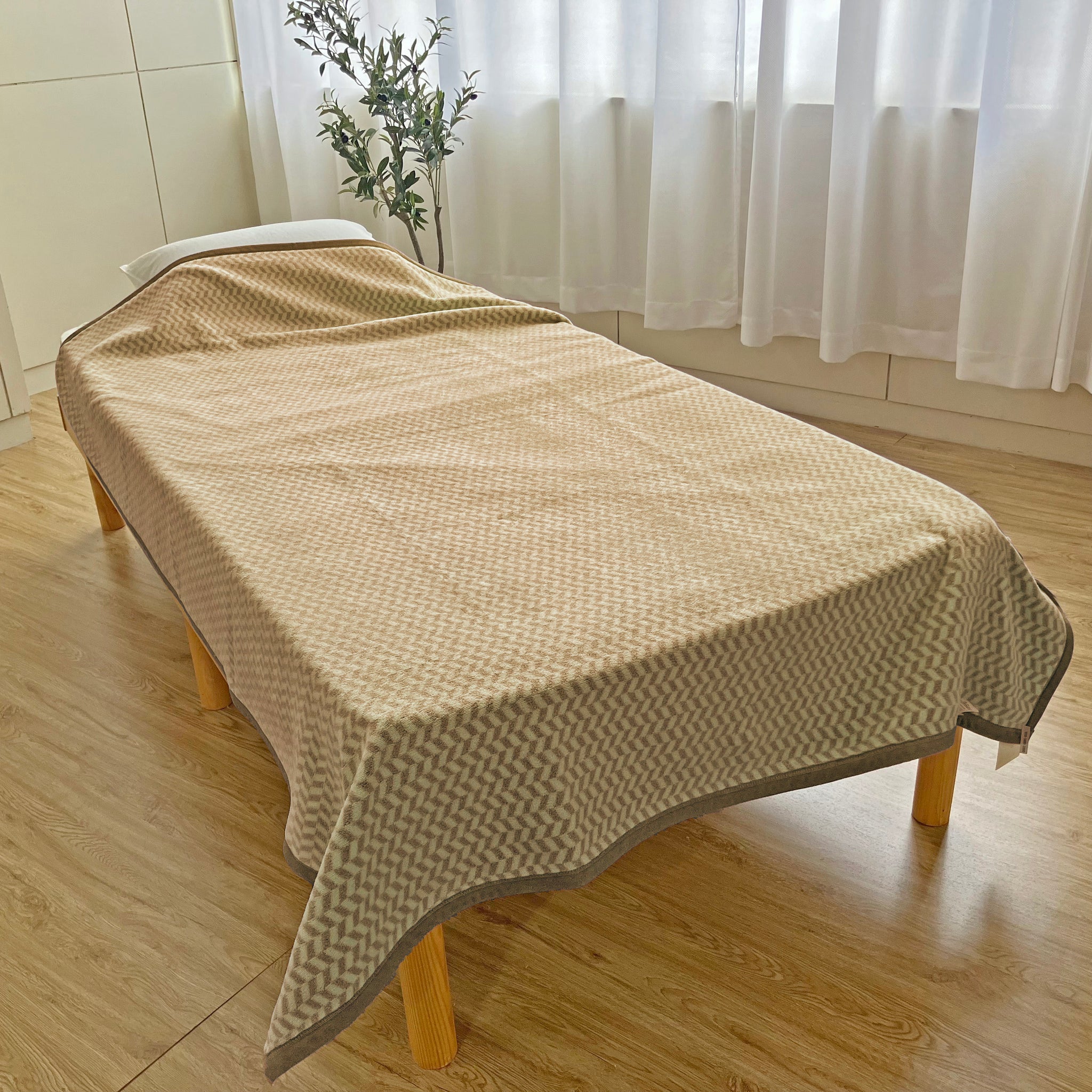 岩盤浴毛布で朝まであったか】 ロマンス岩盤浴 ニューマイヤー毛布