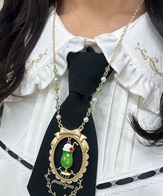 クリームソーダネックレス | axes femme online shop -outlet-