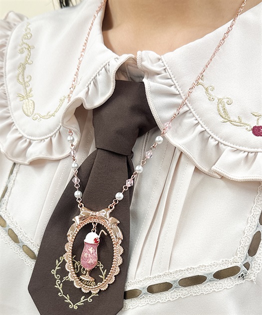 クリームソーダネックレス | axes femme online shop -outlet-