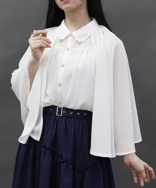 ケープデザインブラウス | axes femme online shop