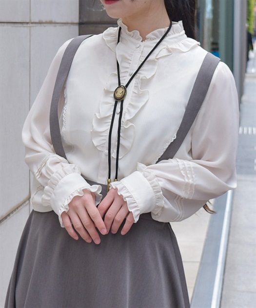 JENNE フラワーメローケープ ホワイト L 新品タグ付き Jenne ジェンヌ