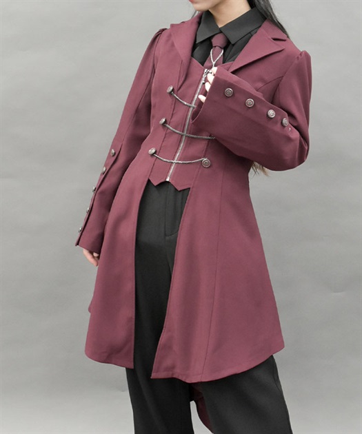 燕尾デザインロングジャケット | POETIQUE | axes femme online shop