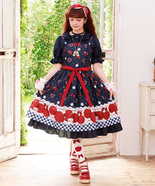 スウィーティアップルジャンパースカート | axes femme online shop