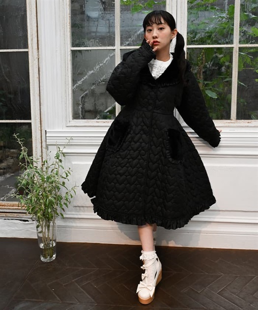 ハートキルティングコート | kawaii -outlet- | axes femme online
