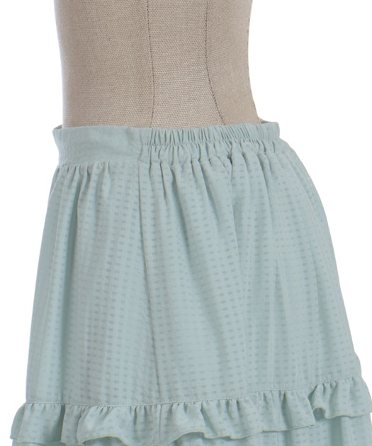 シアーギンガムティアードスカート | axes femme online shop