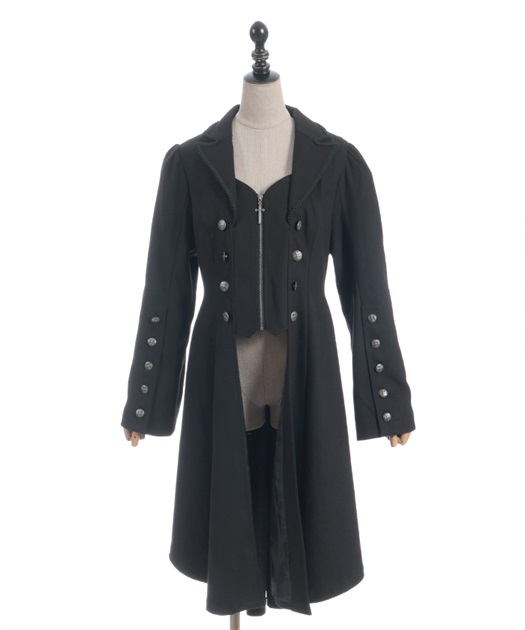 テーラー襟ロングコート【期間限定価格】【2BUY10%OFF対象商品