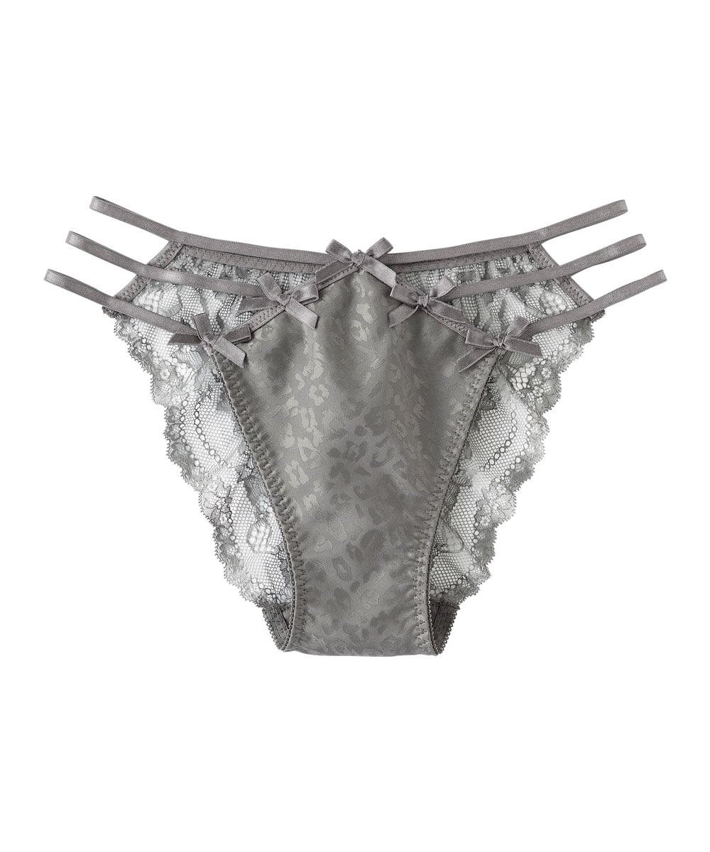 ヒョウサテン カシュクールレース ハーフバックショーツ- aimerfeel