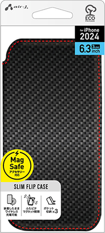 iPhone16 Pro用 MagSafe充電対応 手帳型スリムケース | 株式会社エアー