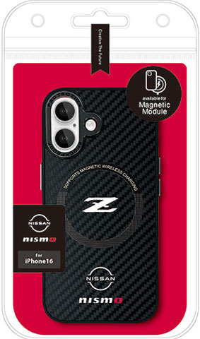 Z nismo iPhone16用 MagSafe対応 スリムカーボン 背面ケース | 株式