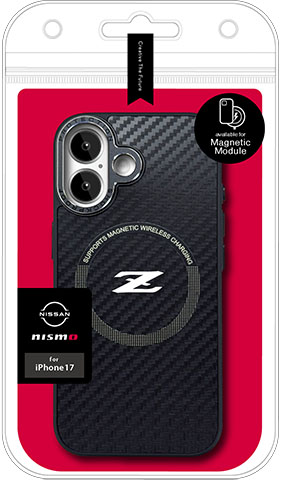 Z nismo iPhone17用 MagSafeアクセサリー対応 スリムカーボン 背面