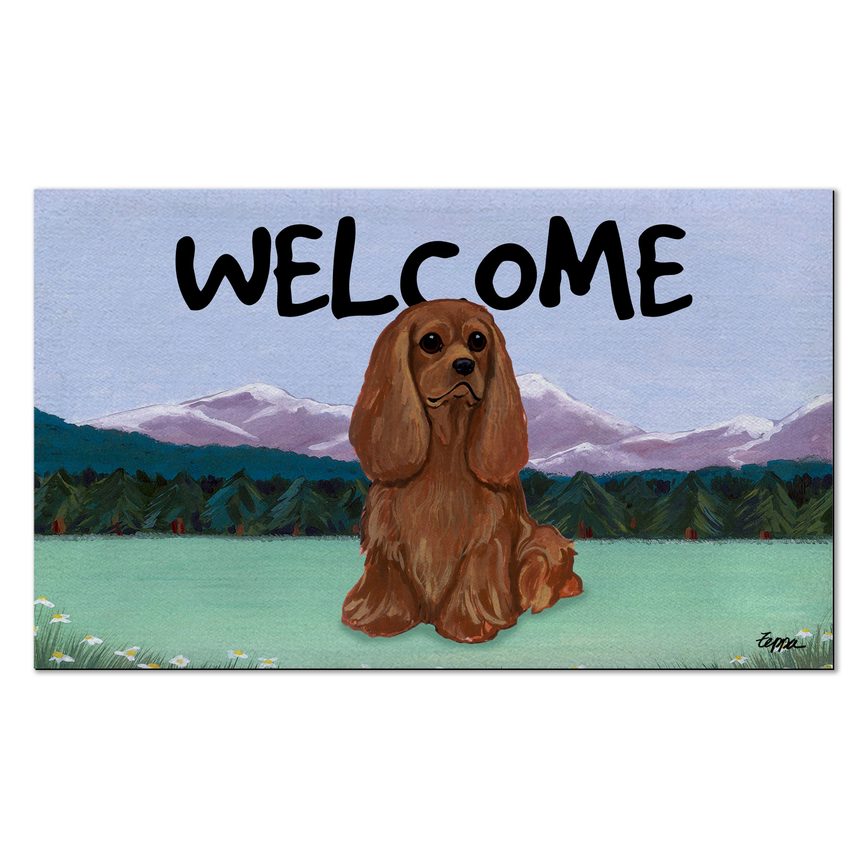 Cavalier King Charles Spaniel Welcome Mat | AKC Shop