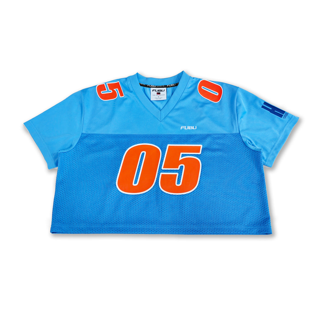 HELL'S KITCHEN X FUBU Cropped Football Jersey – Alicia Keys