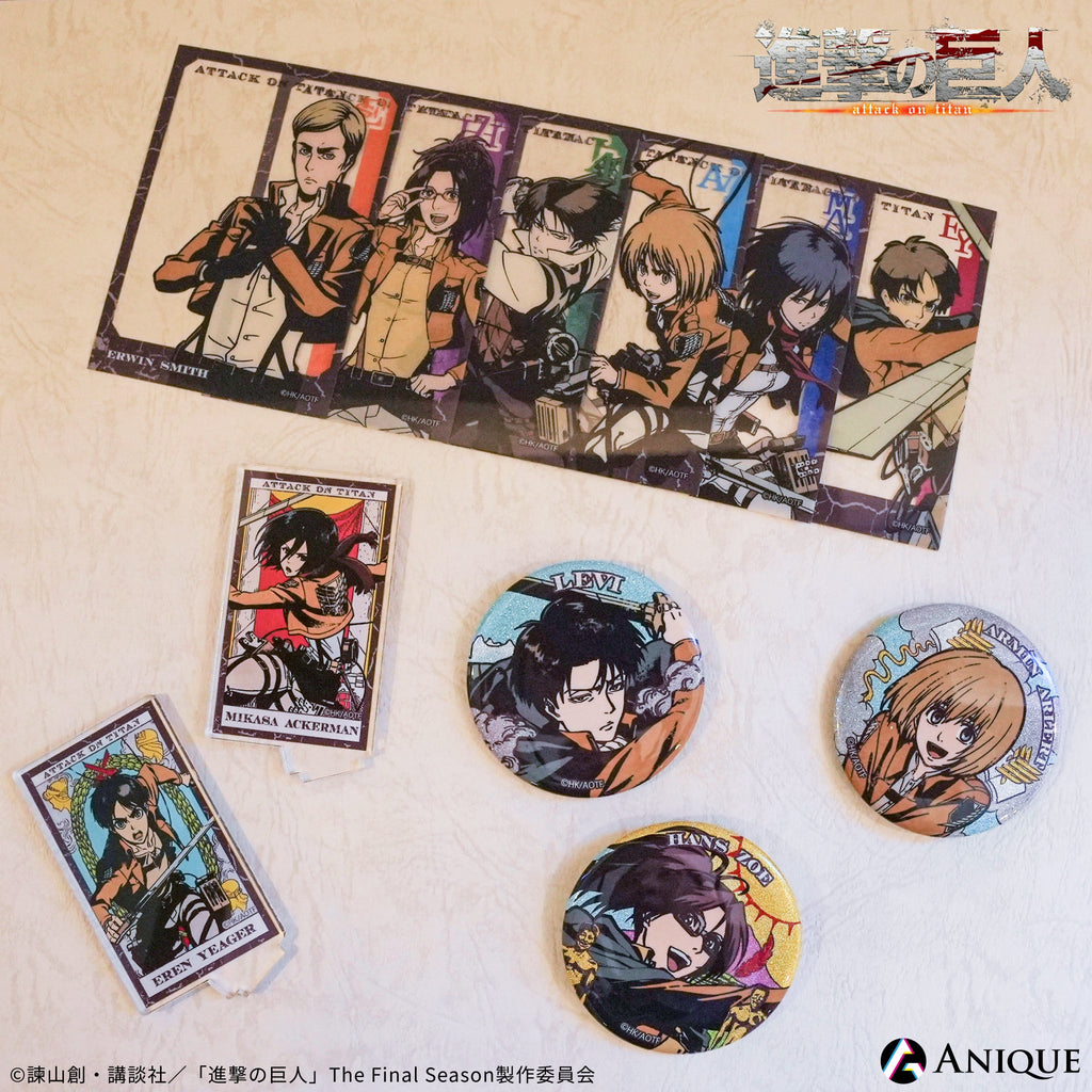 進撃の巨人 リヴァイ百景 缶バッジ46個セット＋おまけ2個 進撃の巨人
