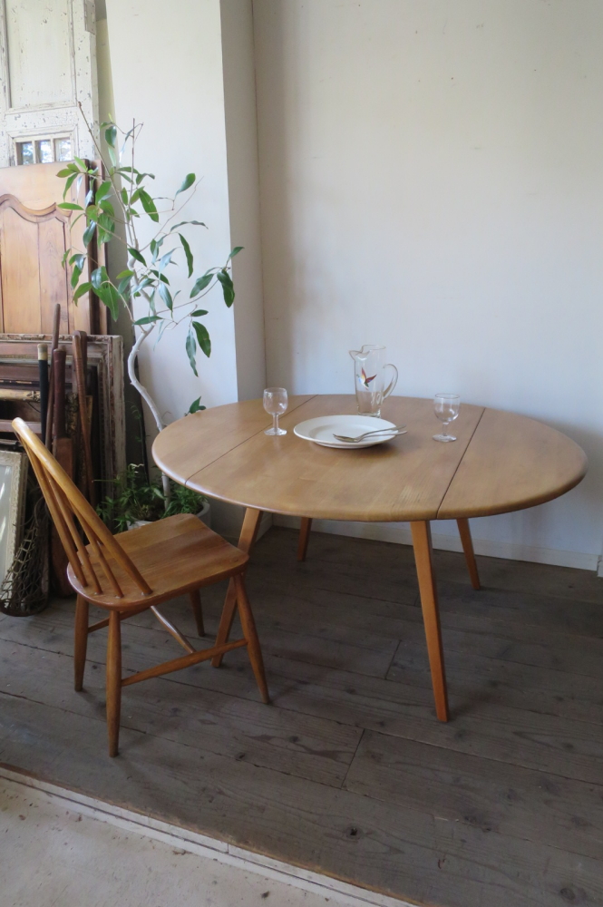 イギリスビンテージ アーコール ERCOL ドロップリーフテーブル