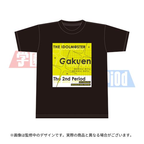 学園アイドルマスター The 2nd Period 公式Tシャツ ブラック XLサイズ