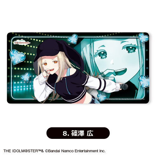 学園アイドルマスター　台湾限定　プレイマット　篠澤広 学園アイドルマスター プレイマット ラバーマット 篠澤広 ローソン