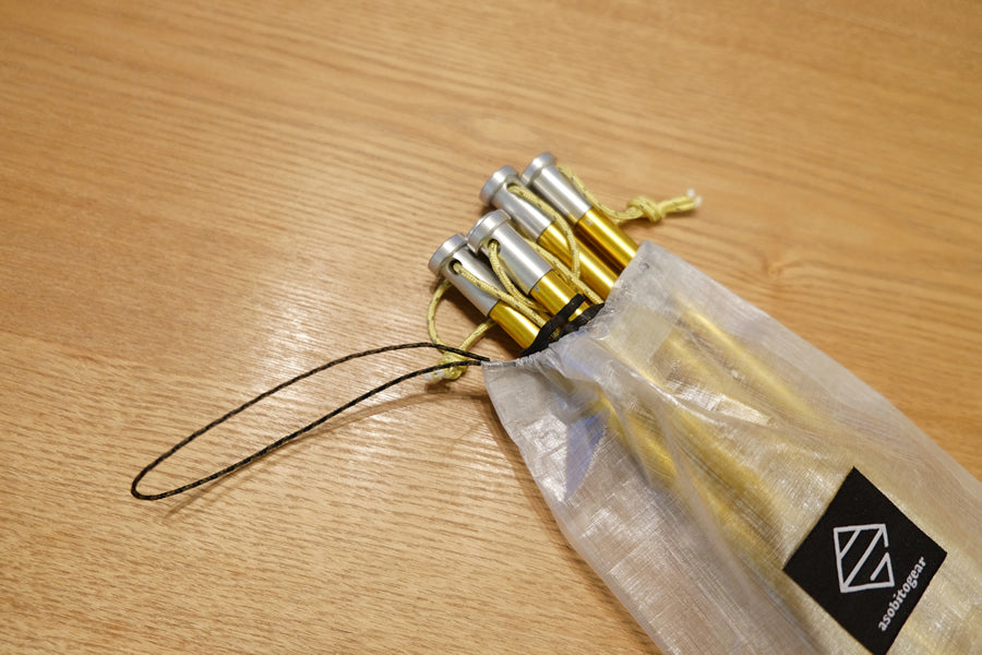 わずか8gのイーストン・ゴールド24インチペグ専用ケース（Dyneema