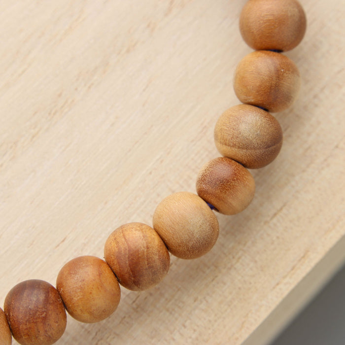 数珠 真言宗 男性用 白檀尺二 共仕立 利久梵天房 — 仏壇・仏具専門店