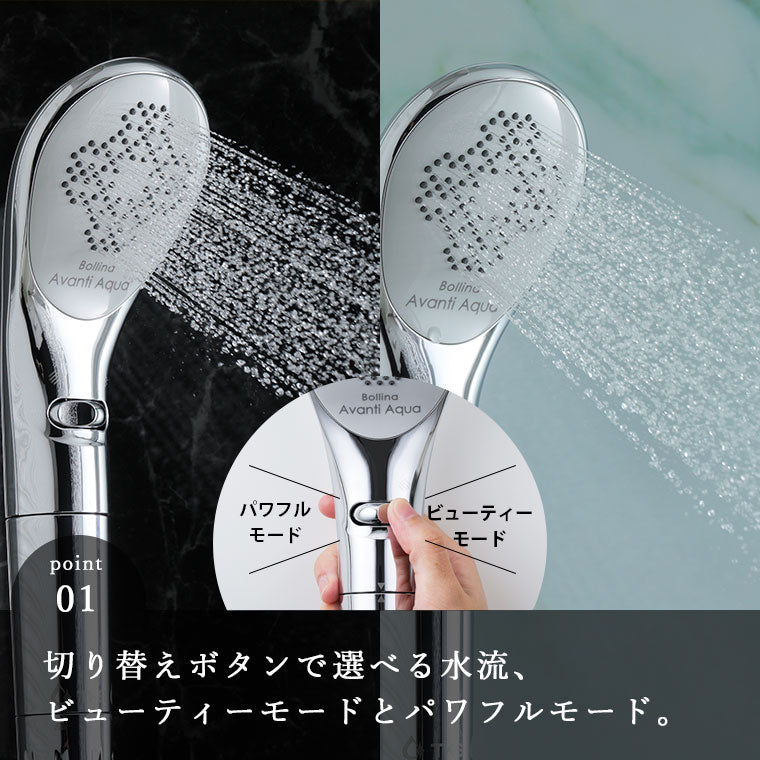 送料無料】シャワーヘッド「Bollina（ボリーナ）」AvantiAqua