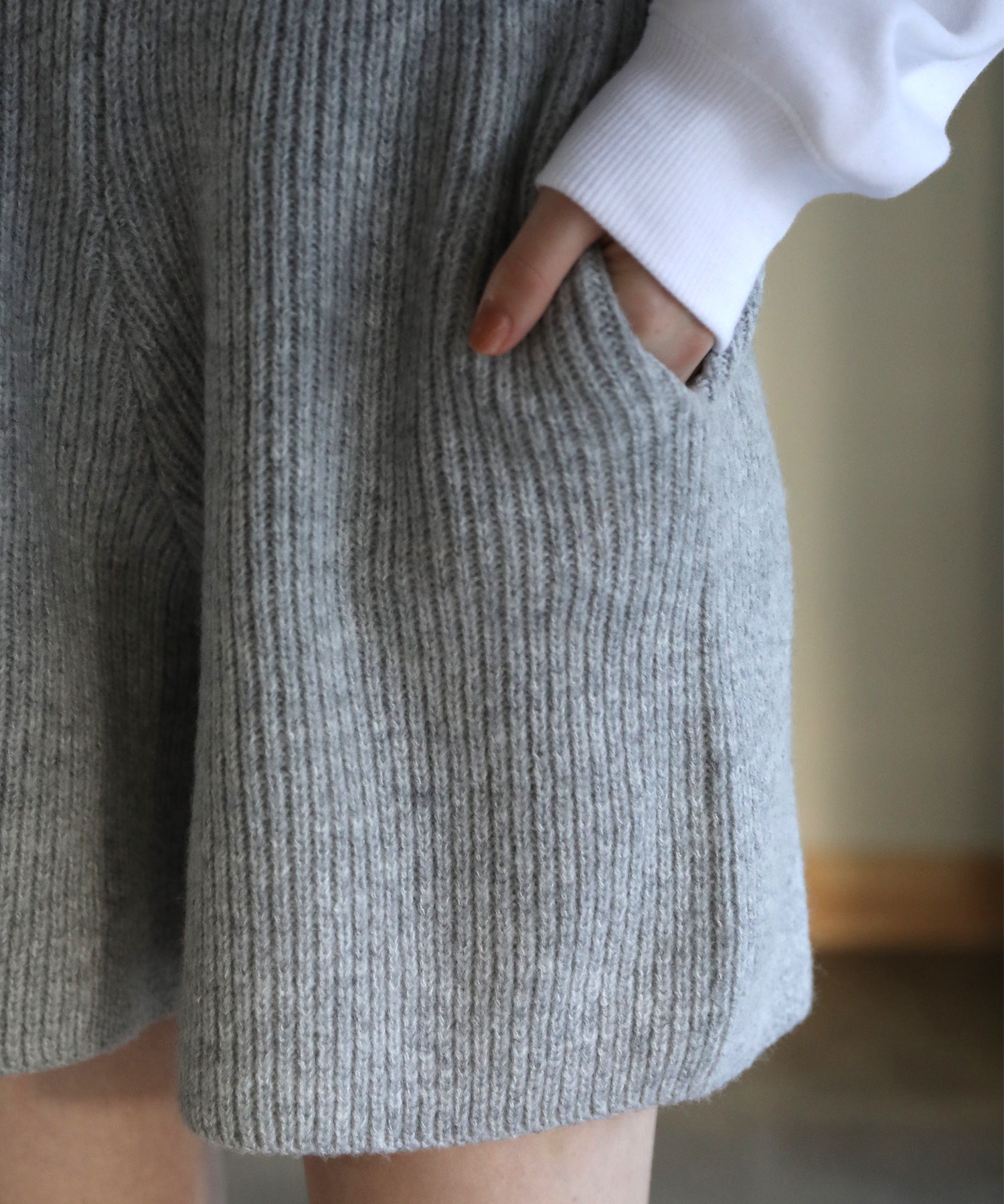 モヘアタッチニットショートパンツ｜パンツ - aity