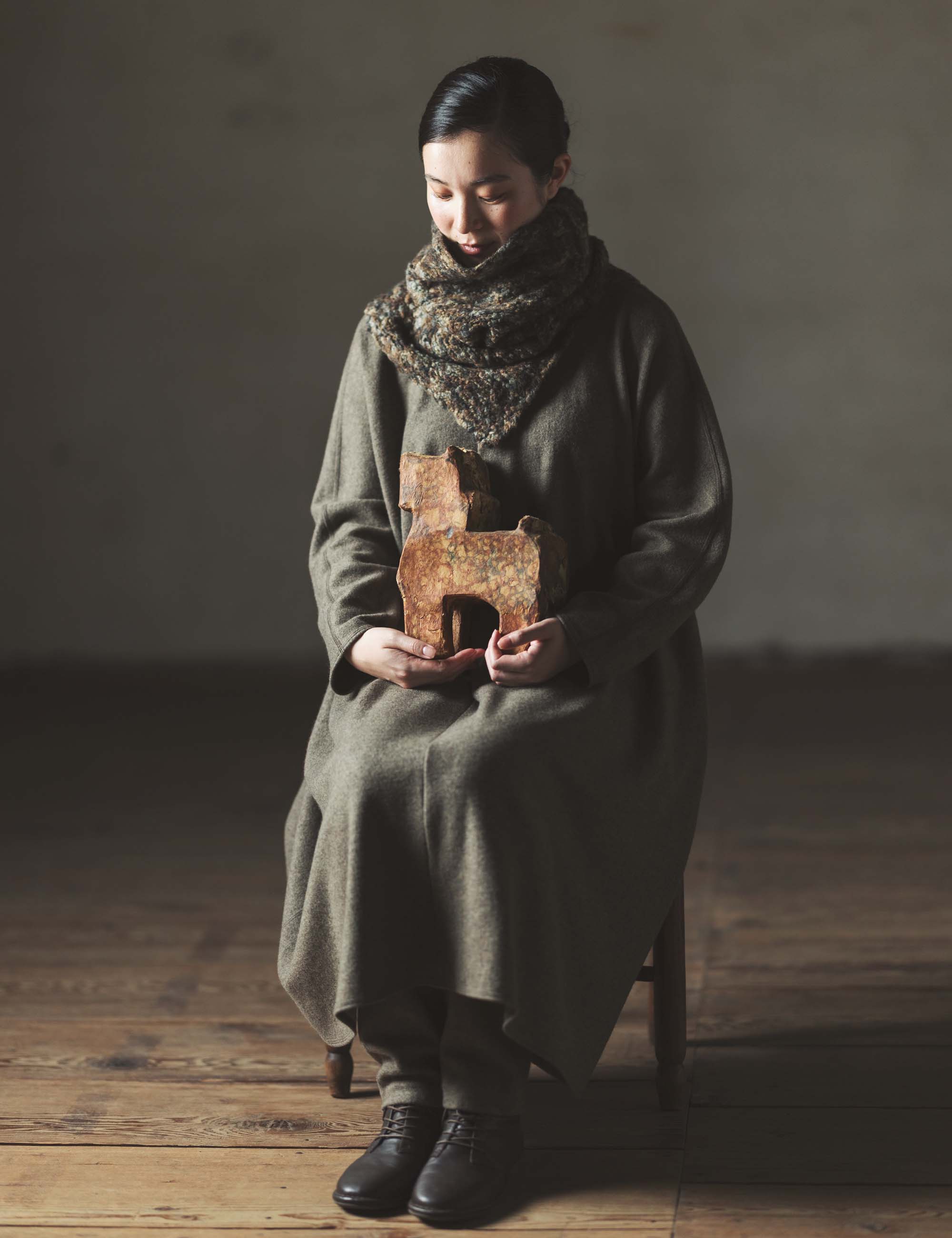 ウール天竺フェルトのドレス / ヨーガンレール | ヨーガンレール