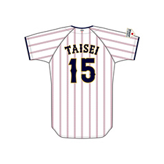 2025年11月侍ジャパン選手名入りレプリカユニホーム（ホーム） 19高橋