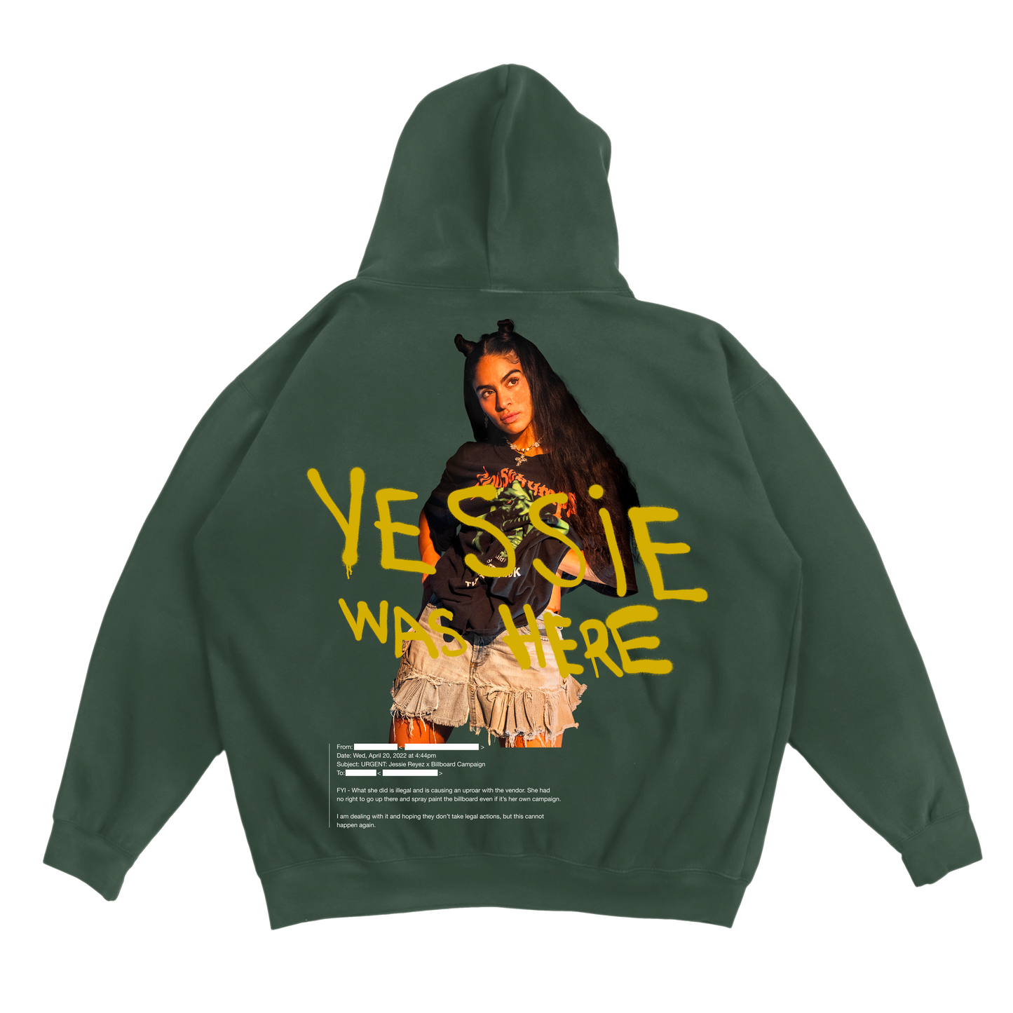 SHUT UP HOODIE, ALPINE GREEN – Jessie Reyez