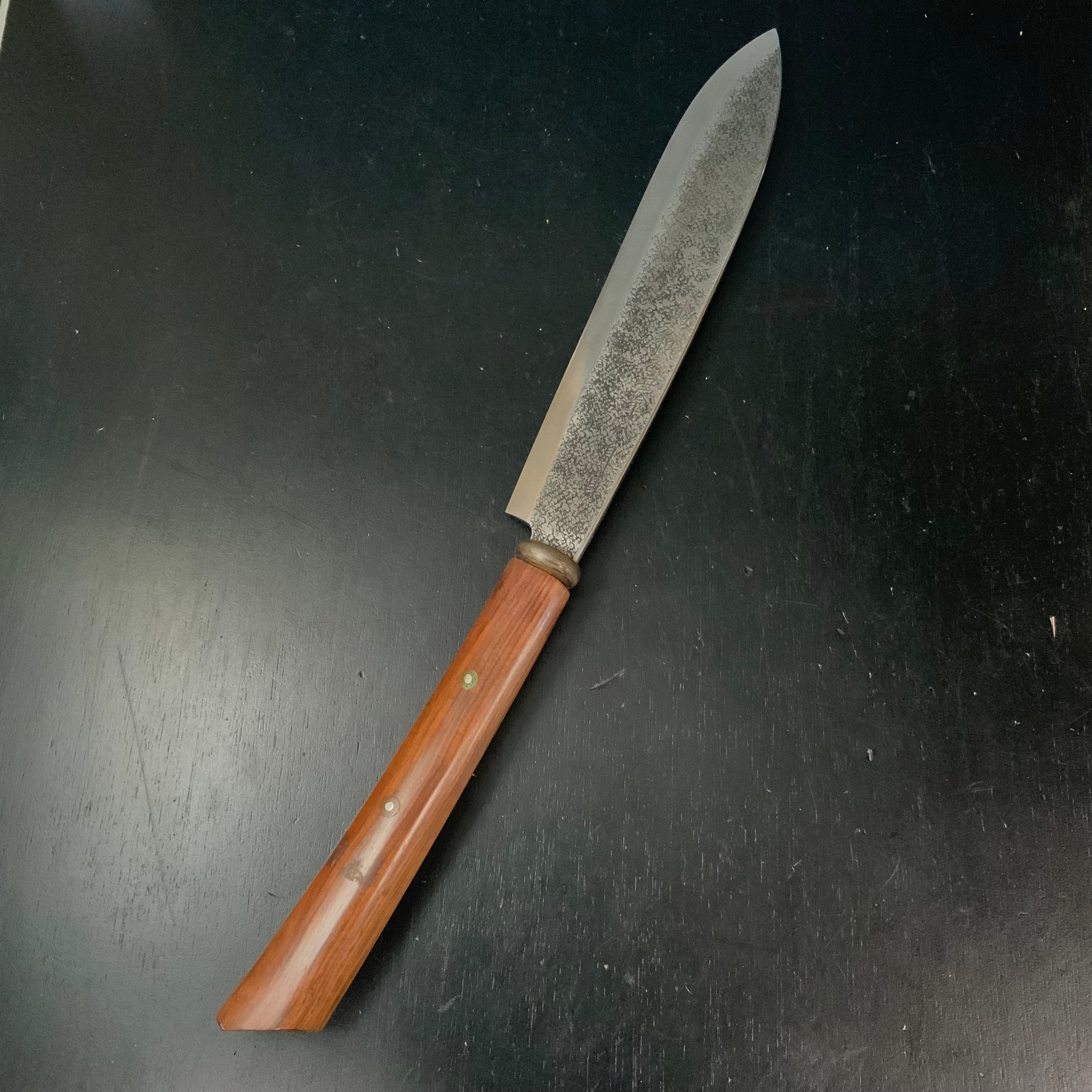 Suishinshi Ken Nata hatchet by Fujiwara Yoshiaki 武蔵國水心子 藤原