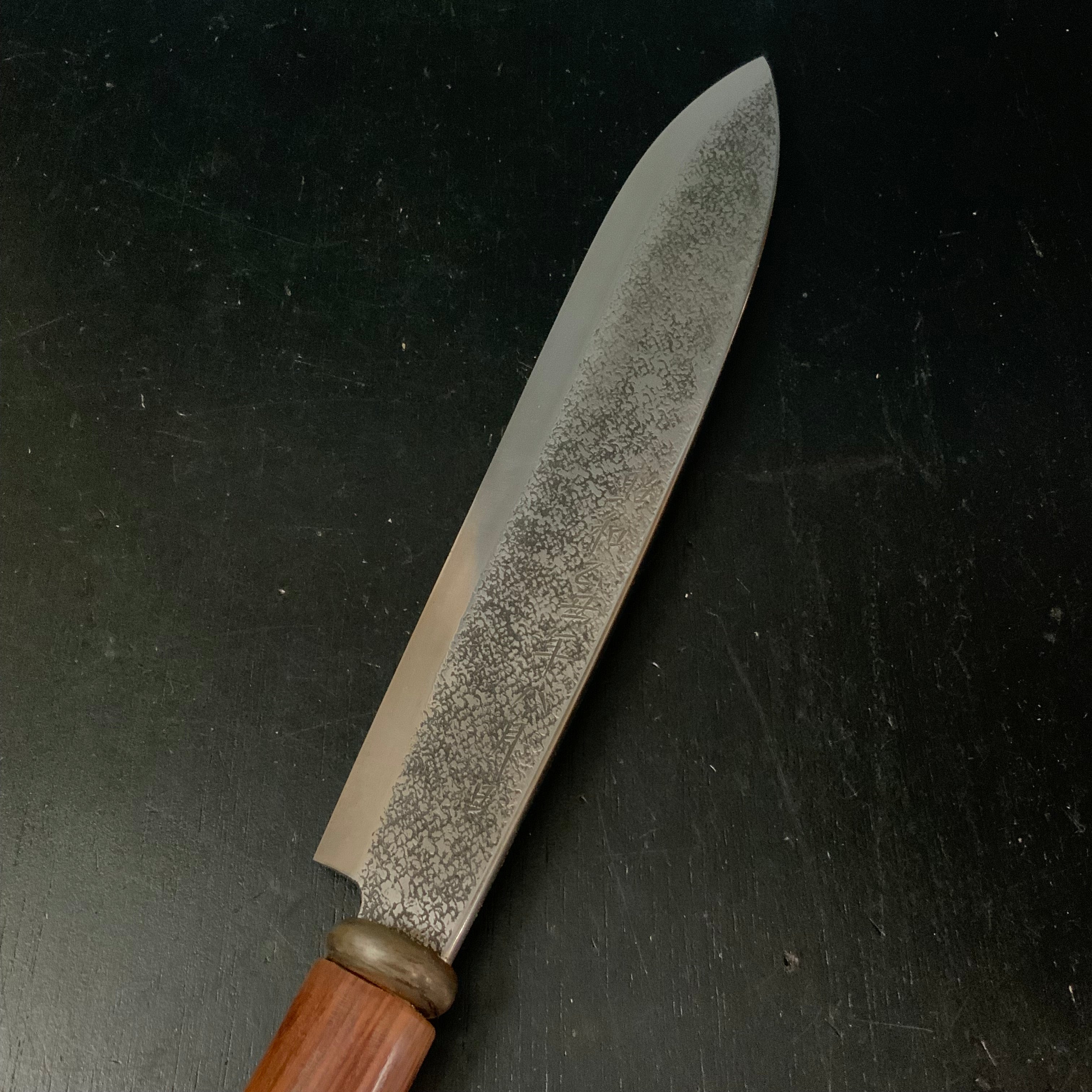 Suishinshi Ken Nata hatchet by Fujiwara Yoshiaki 武蔵國水心子 藤原