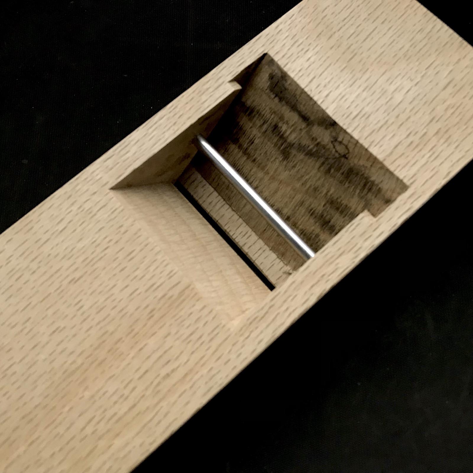 水野清介作 百年刻穴仕上げ鉋 70mm 65mm