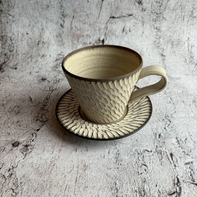 14cm 皿（ソーサー）｜作家 山本雅則（信楽焼） – nokaze｜陶器、和